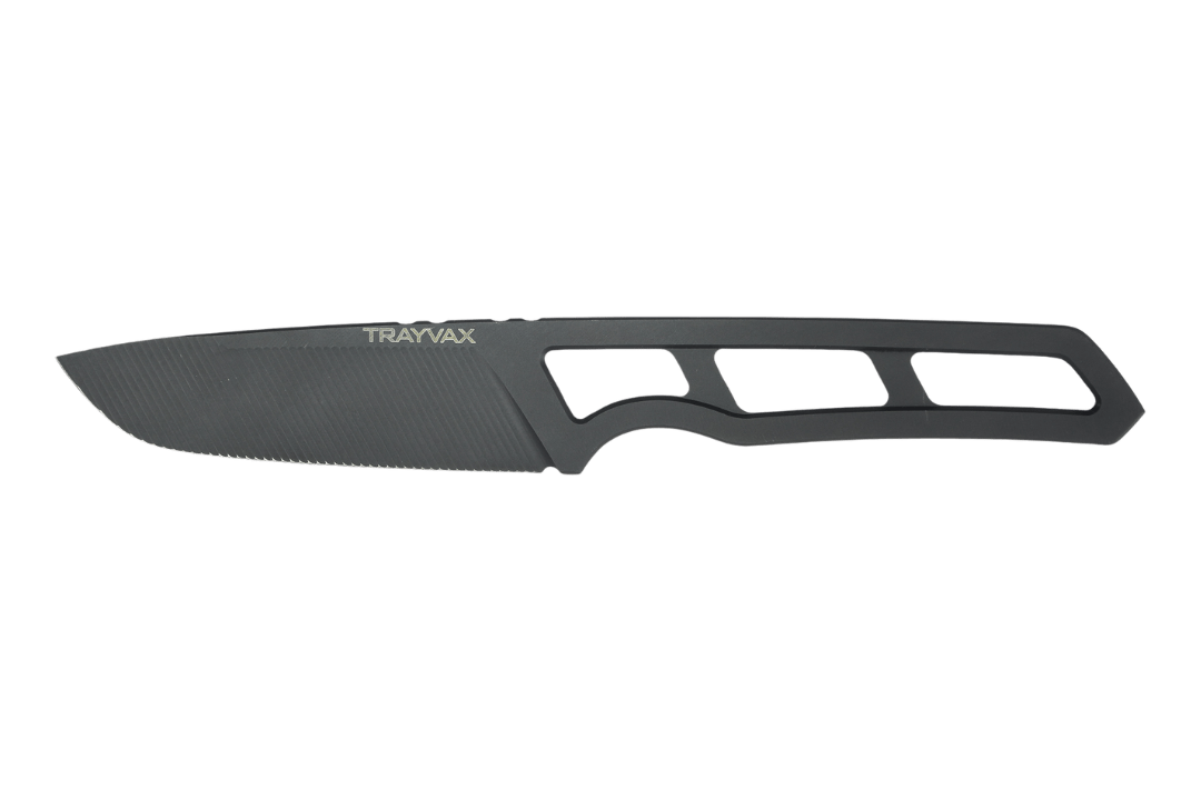 Trayvax Enterprises Knife Trek Field Knife - Black Oxide