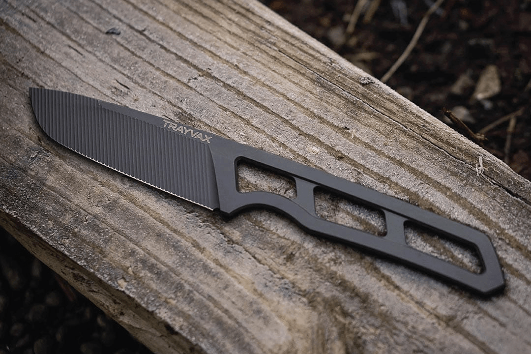 Trayvax Enterprises Knife Trek Field Knife - Black Oxide