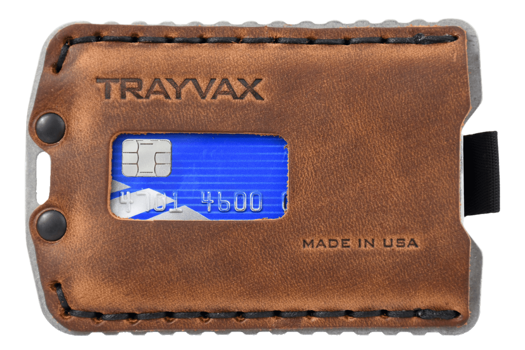 Trayvax Enterprises Wallet Ascent Wallet - Raw Tobacco Brown