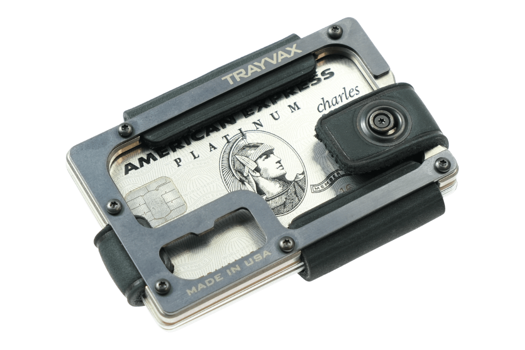 Trayvax Enterprises Wallet Contour Lite Wallet - Ti Stealth Black