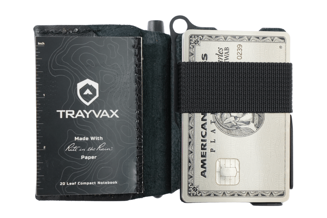 Trayvax Enterprises Wallet Summit Notebook - Black