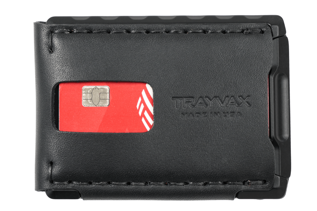 Trayvax Enterprises Wallet Venture Billfold - Black Ano / Nightfall Black